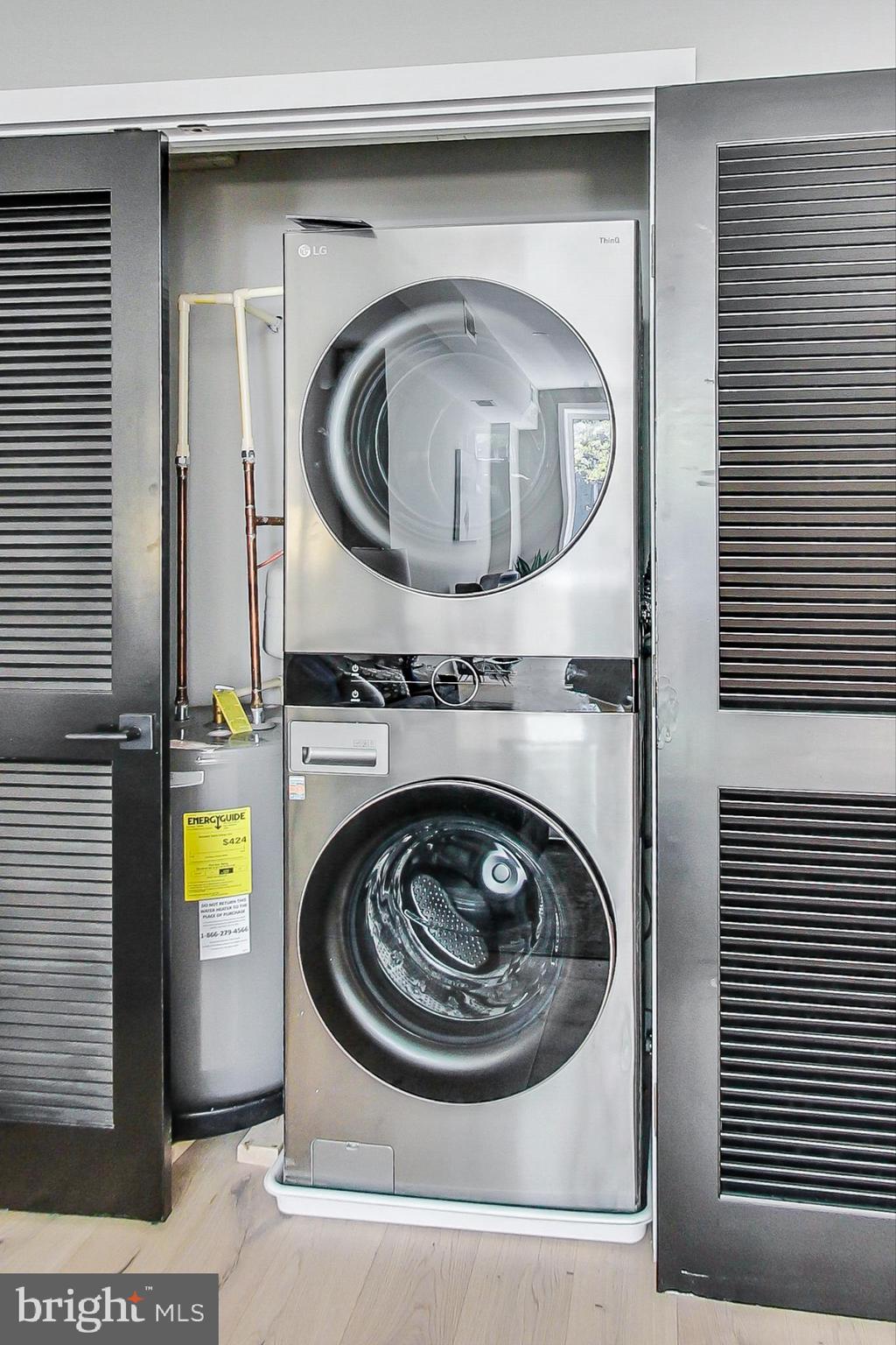 207 Florida Avenue Northwest, Unit 1 Washington, DC 20001 - Photo 20 of 26 a close up view of a washer and dryer and a washer
