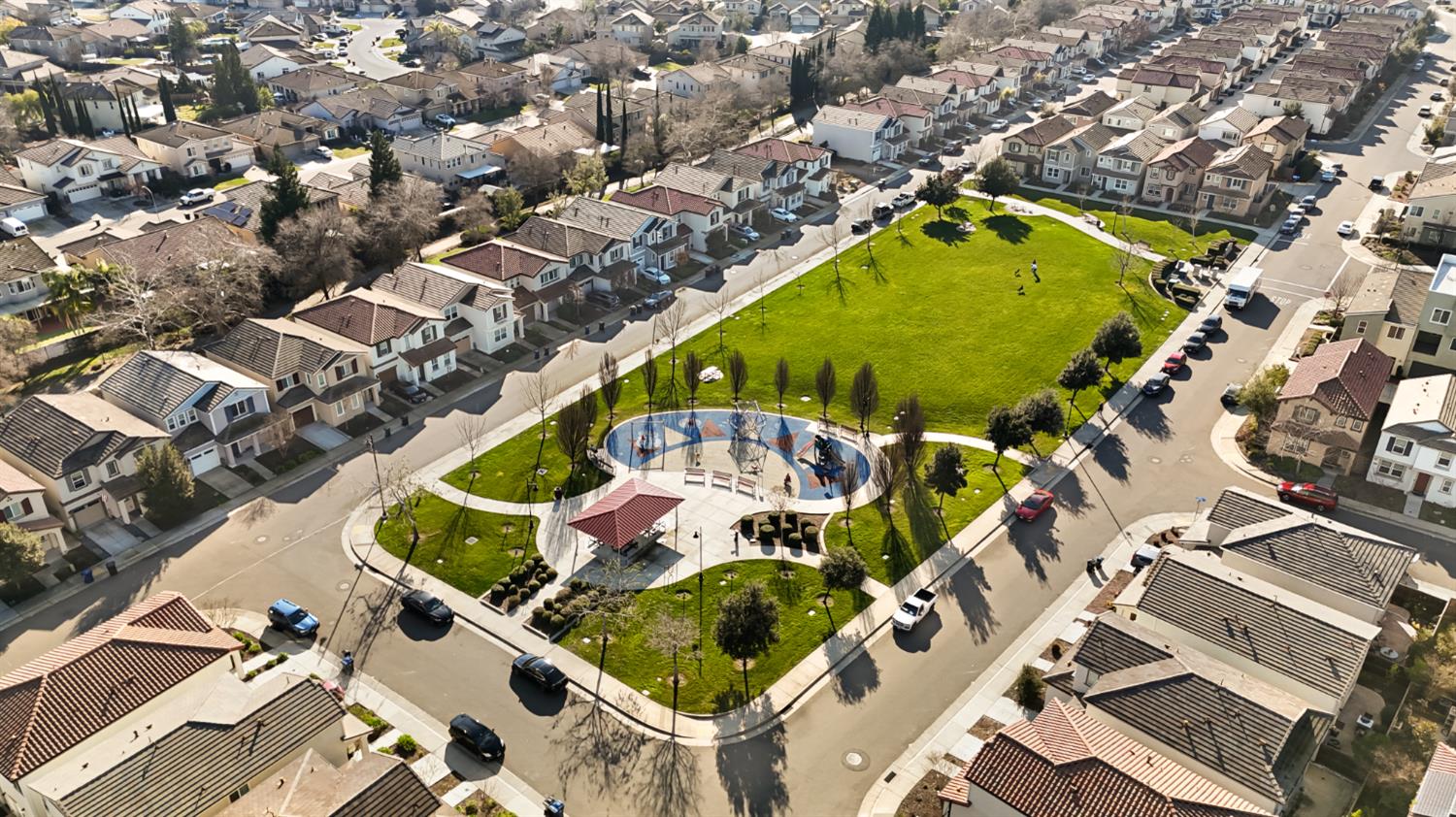3230 Chelmer Way Rancho Cordova, CA 95670 - Photo 47 of 50 an aerial view of a swimming pool