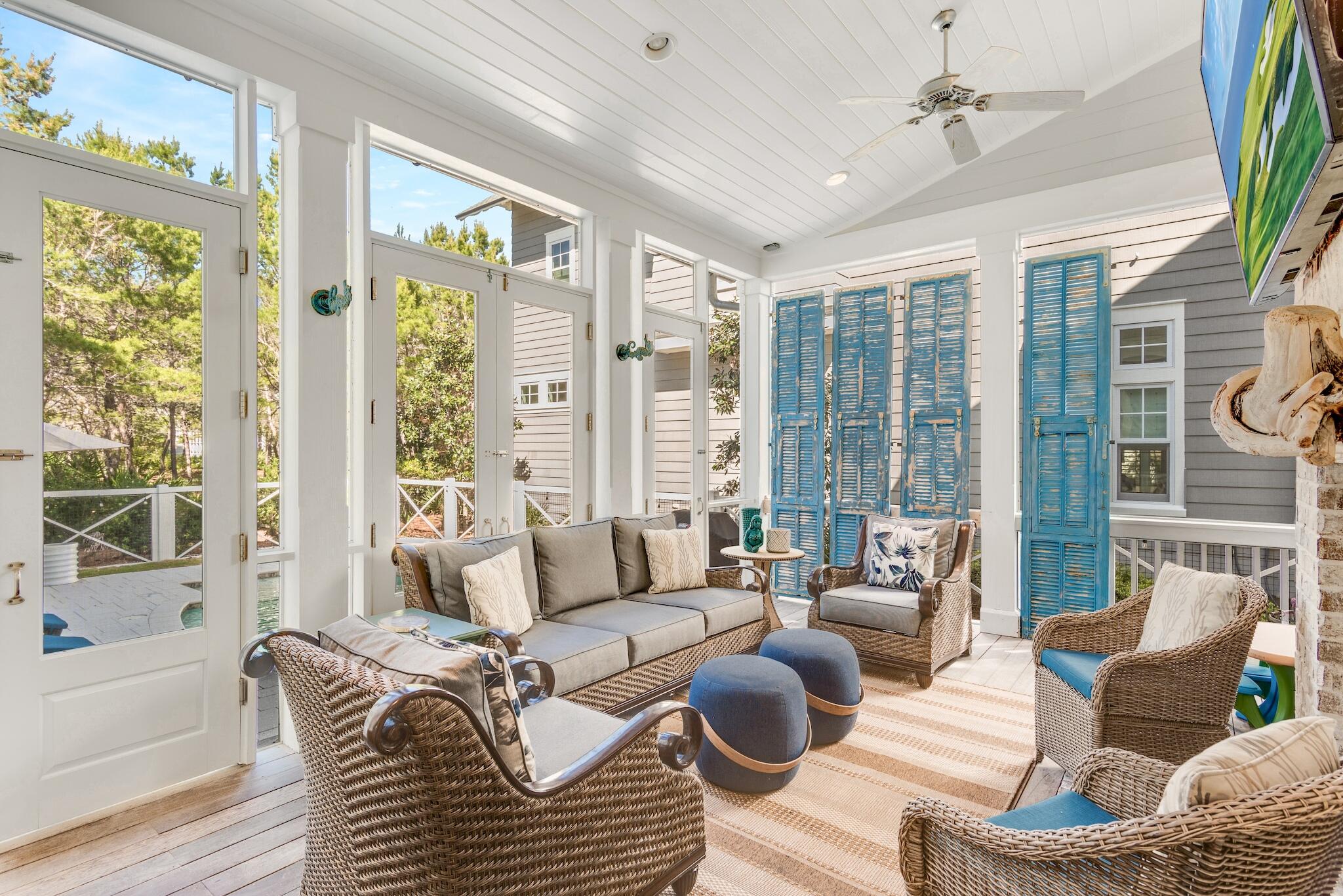 44 Tidepool Lane Watersound, FL 32461 - Photo 17 of 34 a living room with furniture and a large window