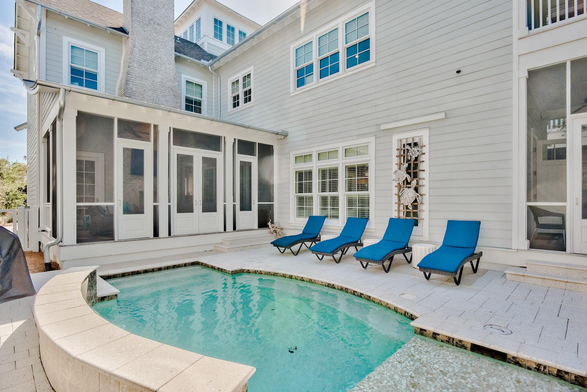 44 Tidepool Lane Watersound, FL 32461 - Photo 29 of 34 front view of house with outdoor seating space