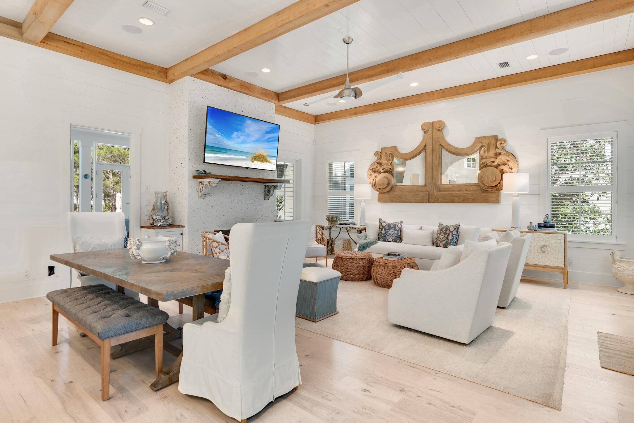 44 Tidepool Lane Watersound, FL 32461 - Photo 8 of 34 a living room with furniture and a flat screen tv