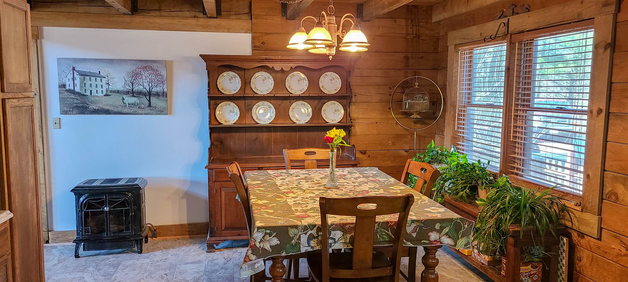 770 Hardscrabble Road Blue Grass, VA 24413 - Photo 7 of 26 a view of a dinning room with furniture and chandelier