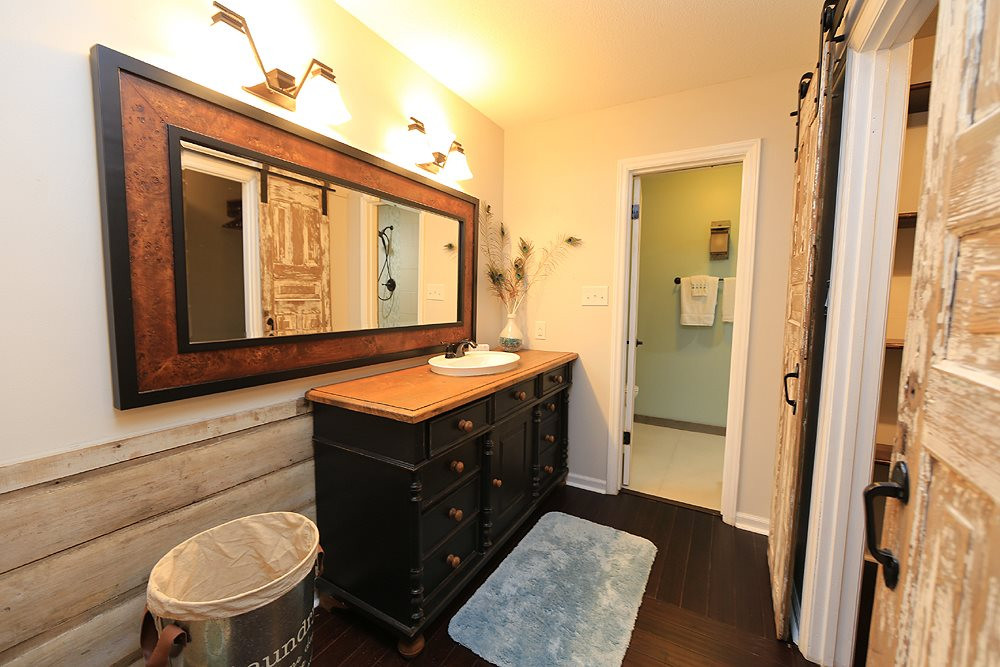 6579 New Market Way, Unit 6579 Raleigh, NC 27615 - Photo 22 of 22 Split Bath Floor Plan with Large Console Vanity Separate from Wet Area. Convenient for those Busy Morning Routines. Owner Suite Spa Bath