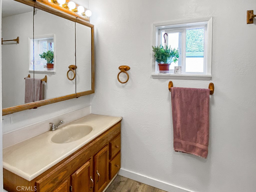 907 Ball Mountain Little Shasta Road Montague, CA 96064 - Photo 17 of 34 a bathroom with a sink and a mirror