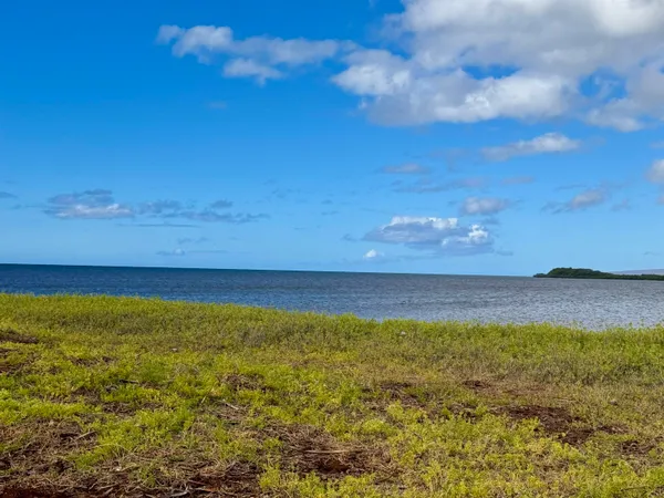 a view of an ocean and beach