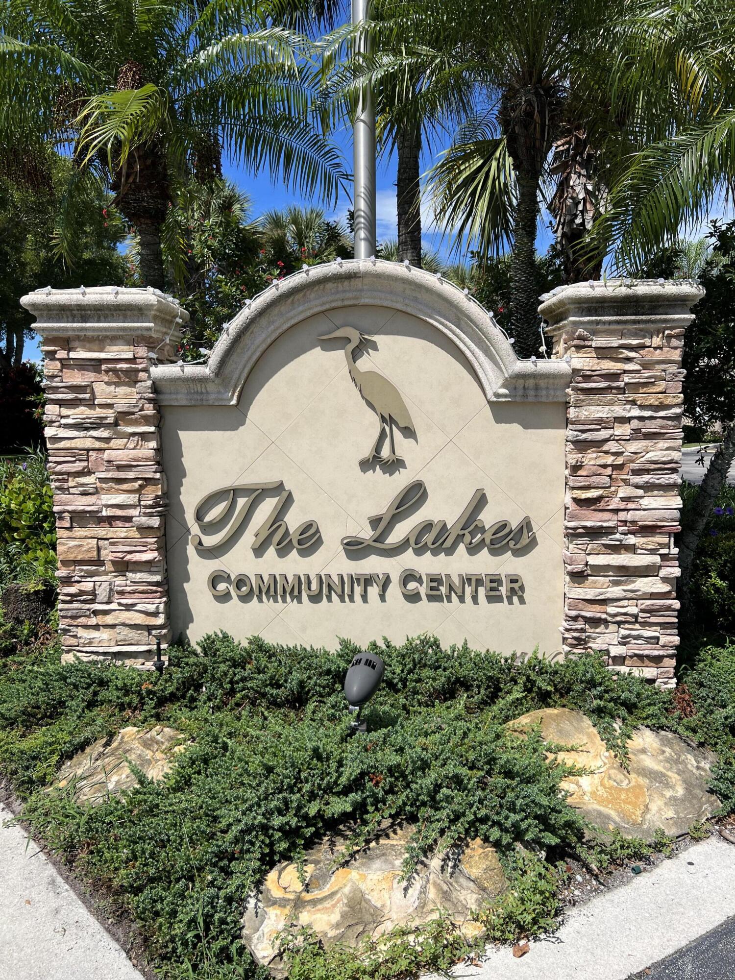 10946 Crescendo Circle Boca Raton, FL 33498 - Photo 57 of 59 Lakes at Boca Community Center Sign