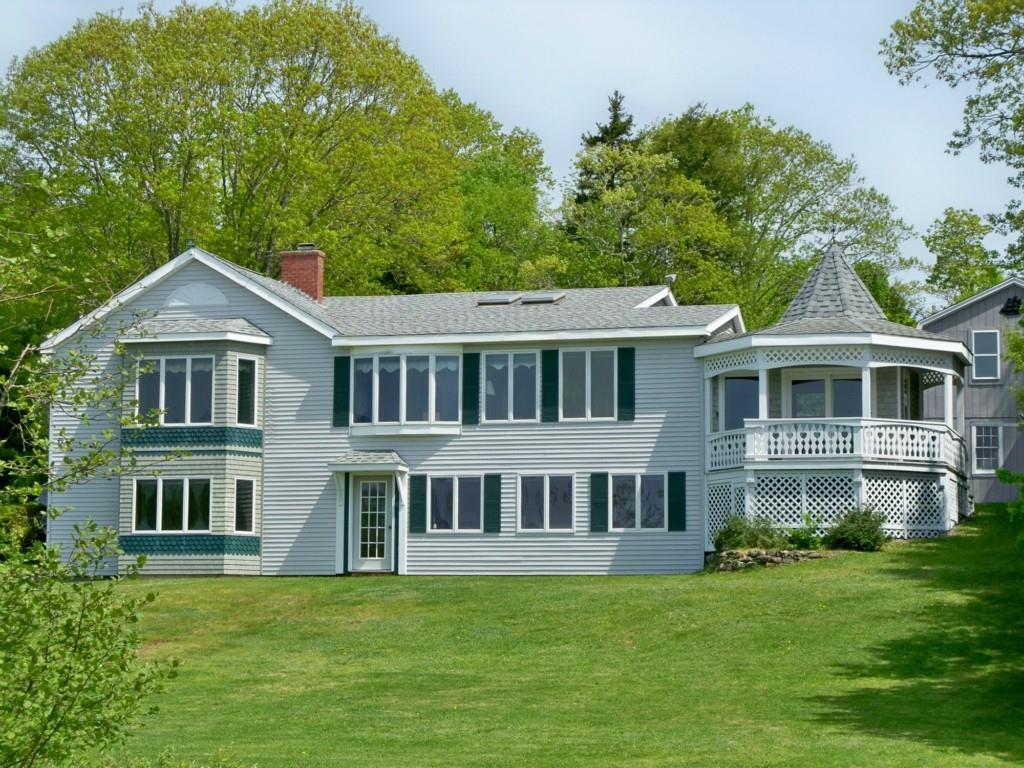 1291 Station Road Charlotte, ME 04666 - Photo 1 of 35 Back side of house facing...