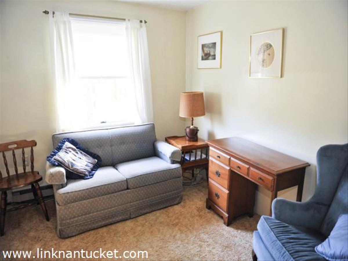 13 Waydale Road Nantucket, MA 02554 - Photo 5 of 14 CURRENTLY USED AS A DEN BUT IS THE THIRD BEDROOM.