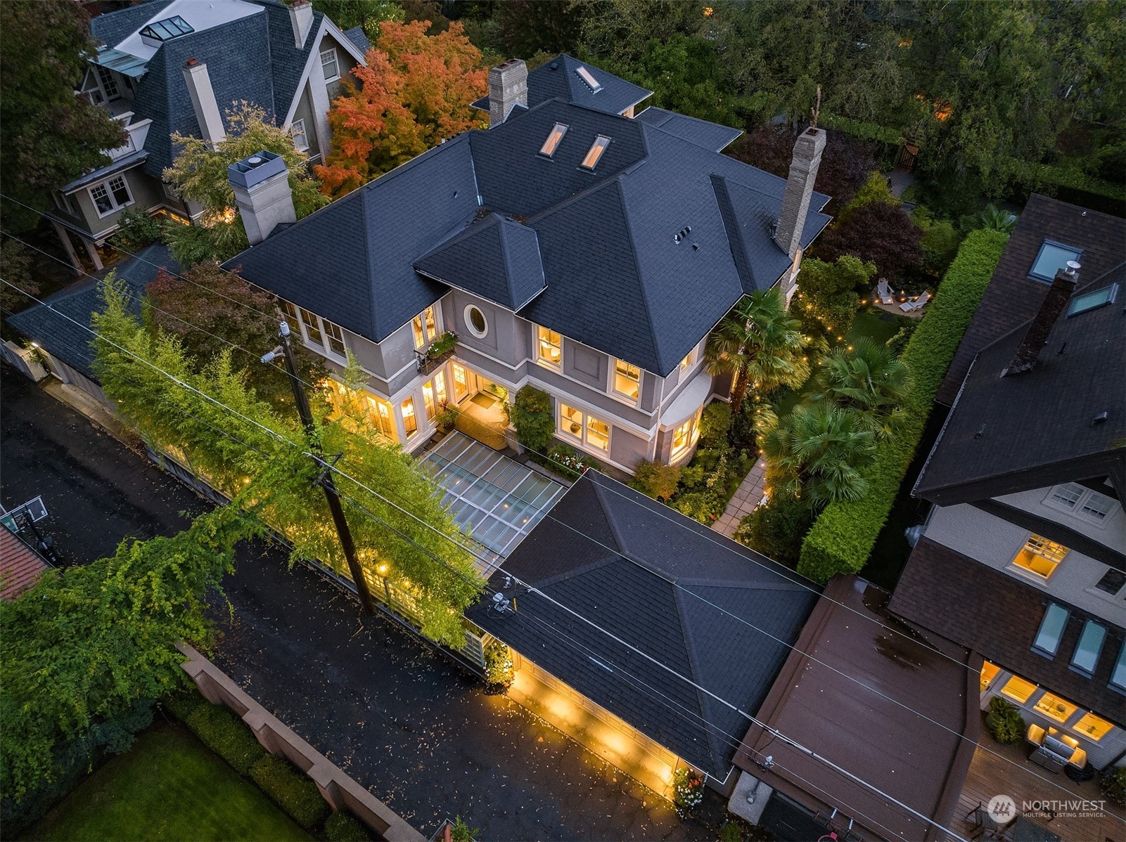 1121 22nd Avenue East Seattle, WA 98112 - Photo 37 of 40 an aerial view of house with yard