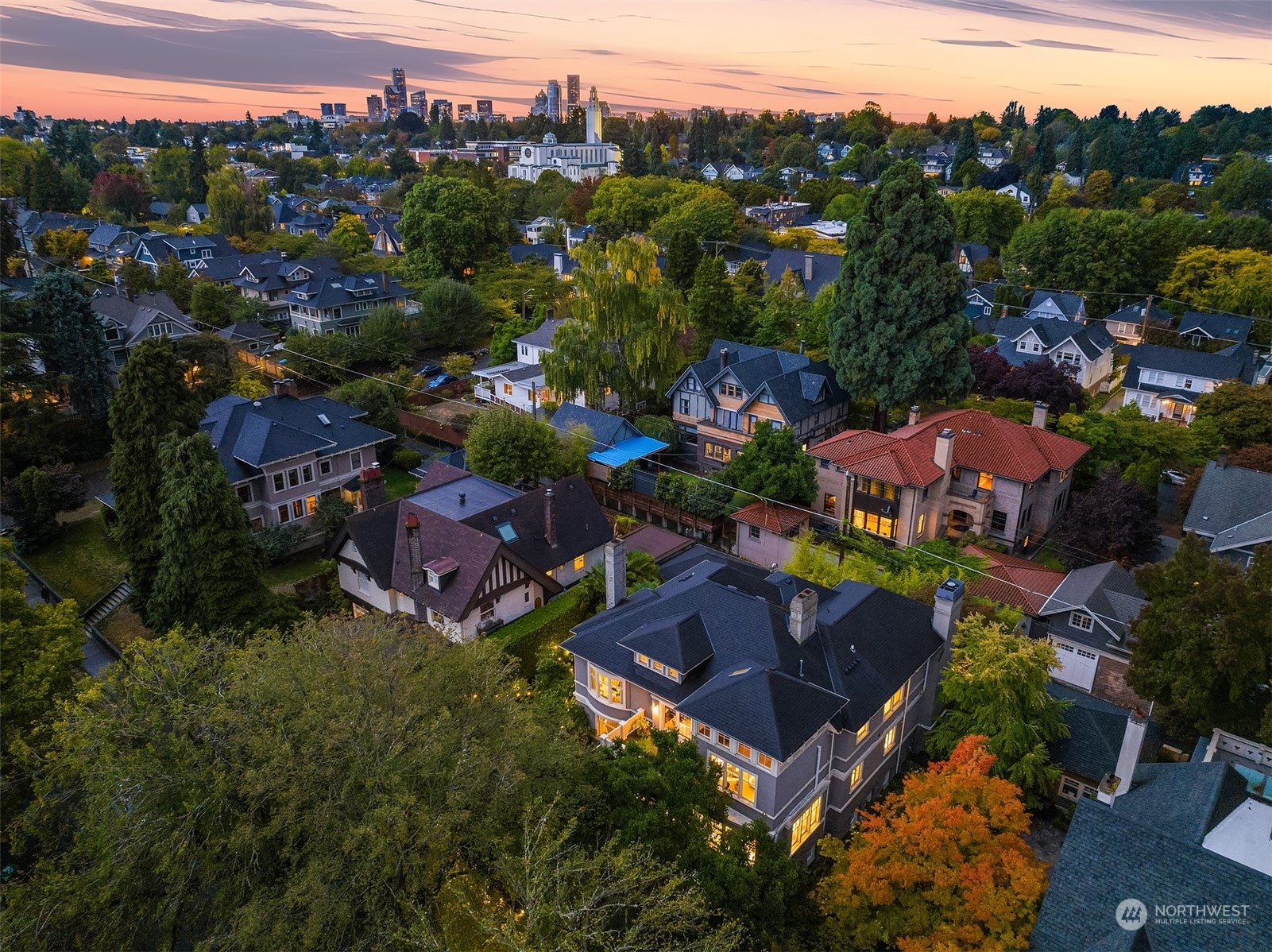 1121 22nd Avenue East Seattle, WA 98112 - Photo 38 of 40 an aerial view of multiple house