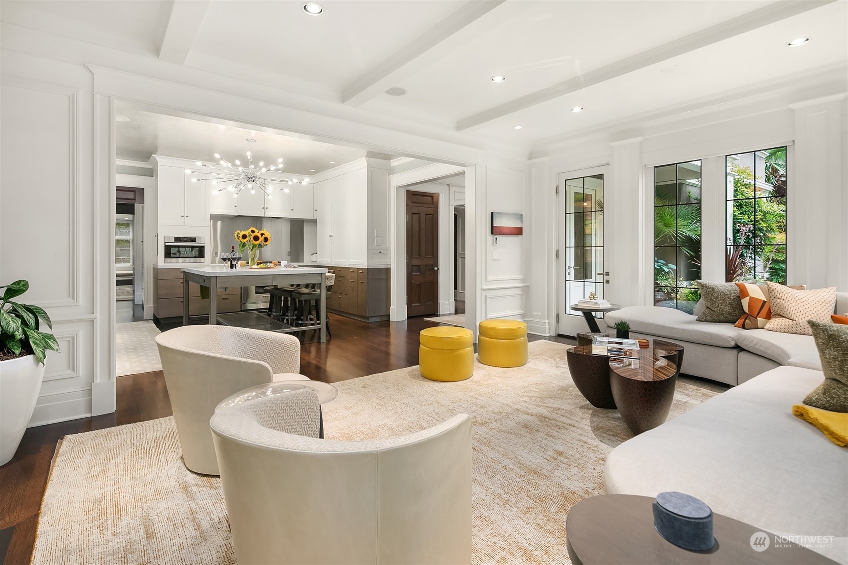 1121 22nd Avenue East Seattle, WA 98112 - Photo 10 of 40 a living room with furniture and a large window
