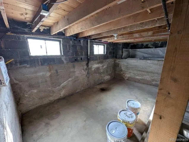 a view of storage and utility room