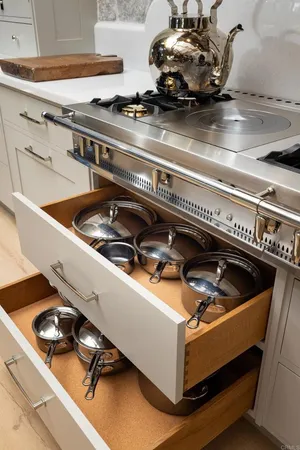 a view of a kitchen