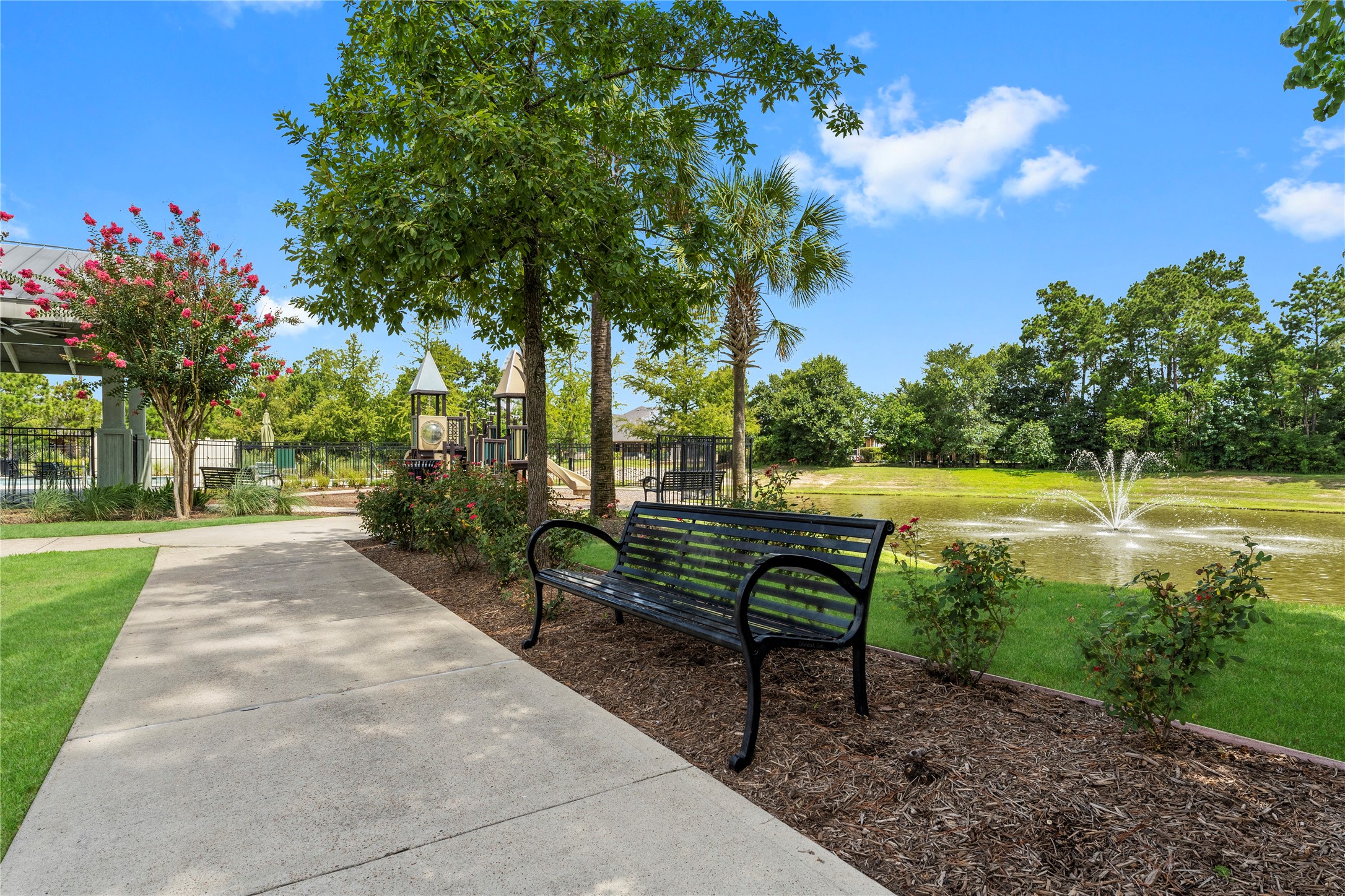 17696 Tree Of Heaven Conroe, TX 77385 - Photo 28 of 32 Picturesque walking trails can be found throughout the community.