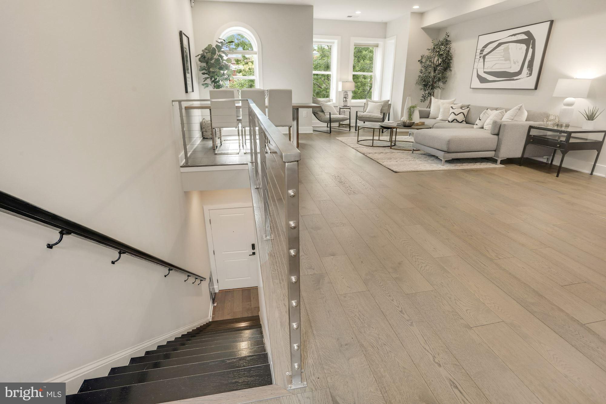 1852 3rd Street Northwest, Unit C Washington, DC 20001 - Photo 2 of 35 Walk in the door and up to your penthouse condo