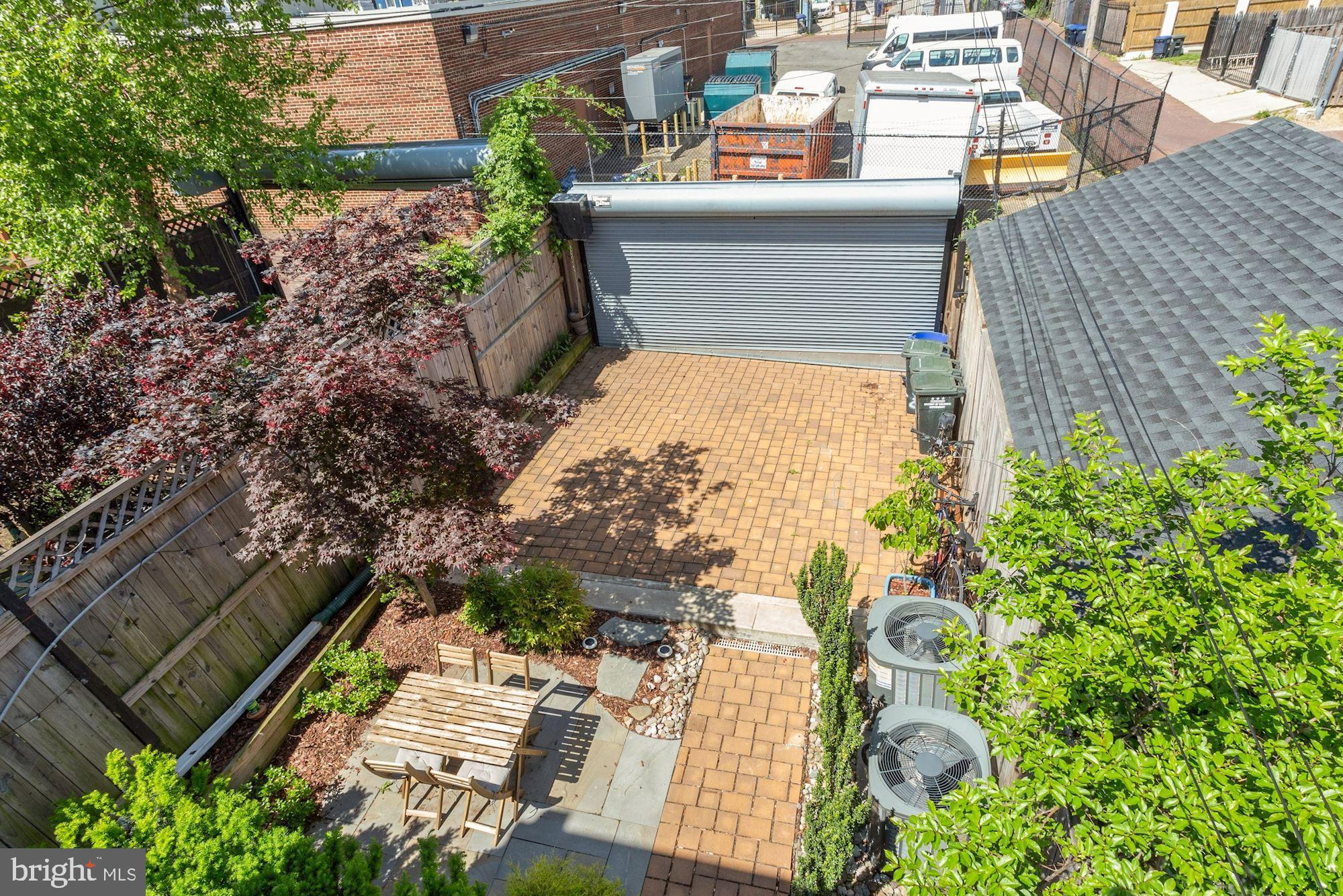 1852 3rd Street Northwest, Unit C Washington, DC 20001 - Photo 21 of 35 Outdoor common area + secure parking