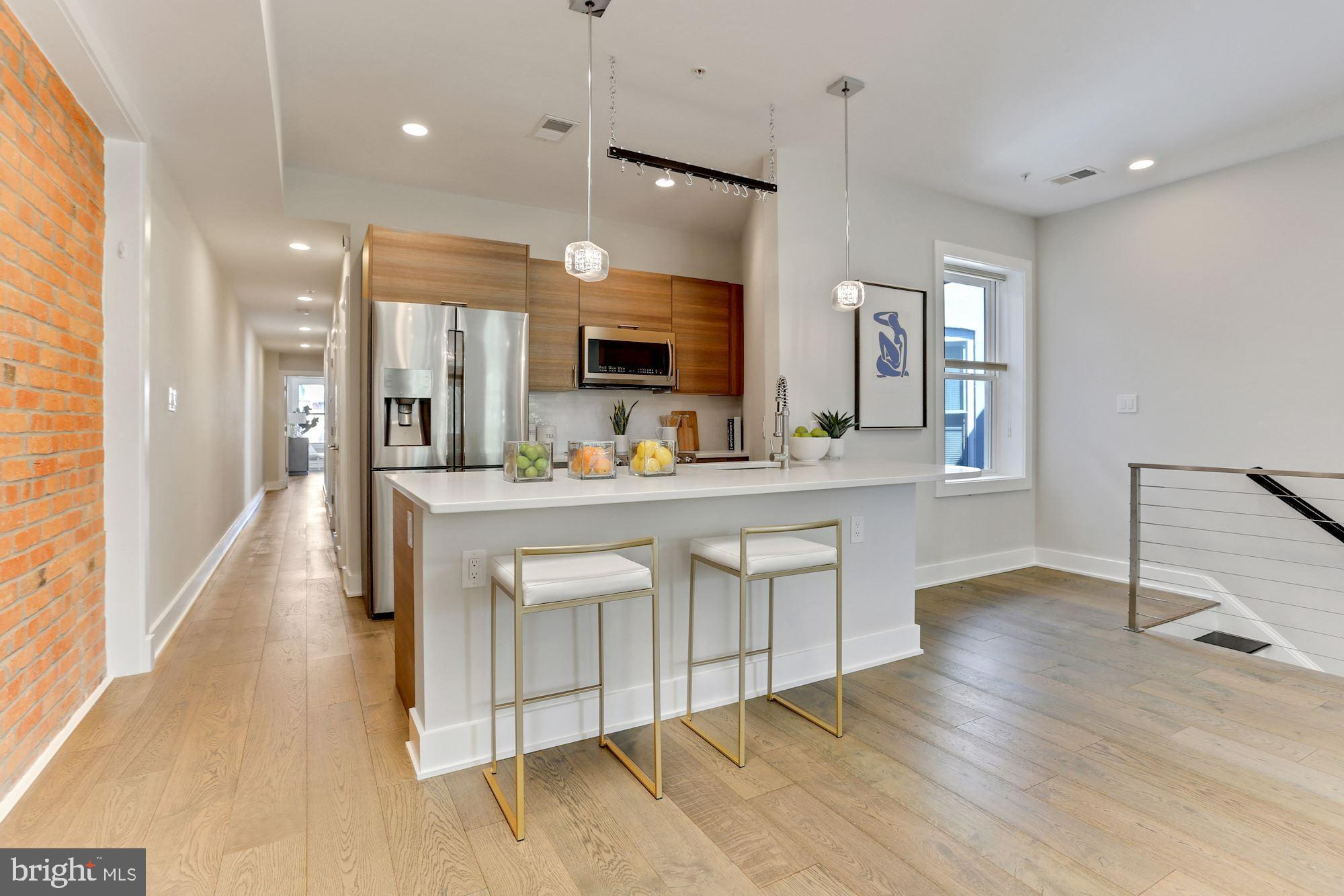 1852 3rd Street Northwest, Unit C Washington, DC 20001 - Photo 10 of 35 Gleaming hardwoods throughout