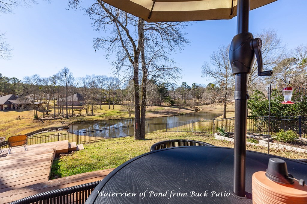 298 Spring Creek Drive Nacogdoches, TX 75965 - Photo 34 of 45 a view of ocean from a balcony