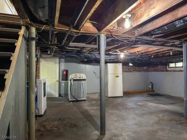 a view of a storage room