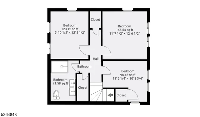 a picture of wall with sign and a white wall