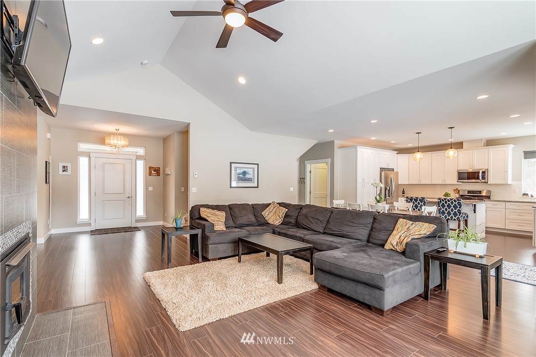 3519 McGee Road Blaine, WA 98230 - Photo 8 of 40 a living room with furniture and a wooden floor