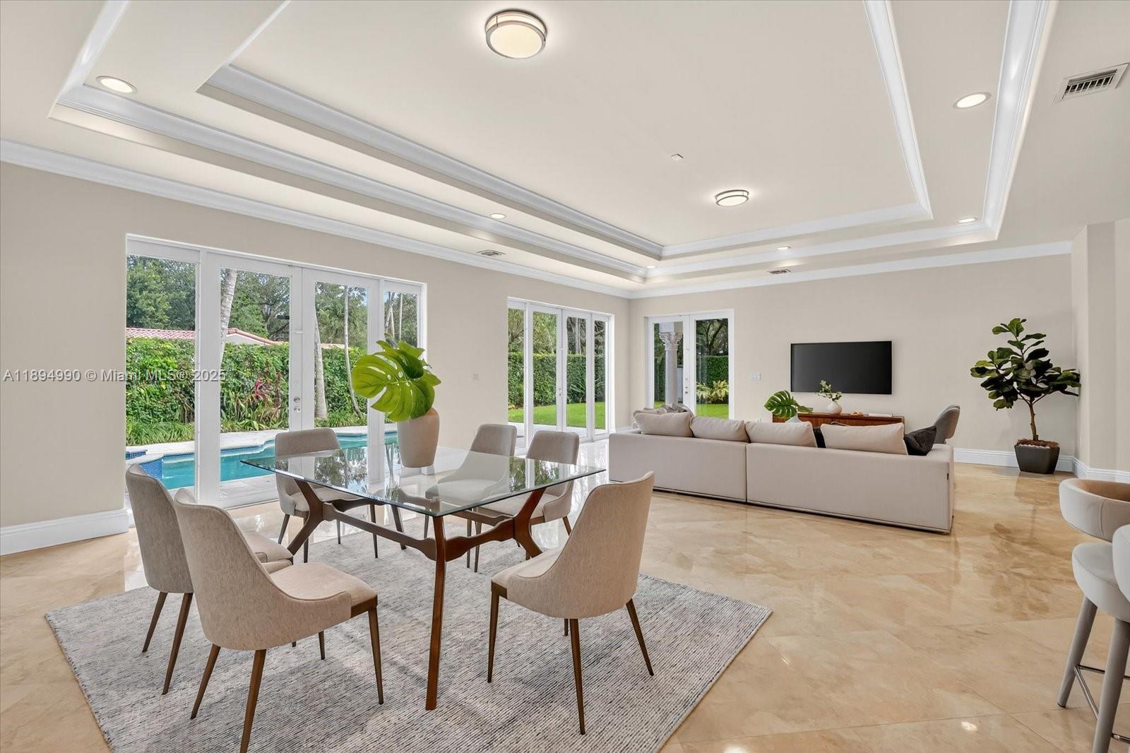 7975 Southwest 52nd Court Miami, FL 33143 - Photo 10 of 26 a view of a dining room with furniture window and outside view