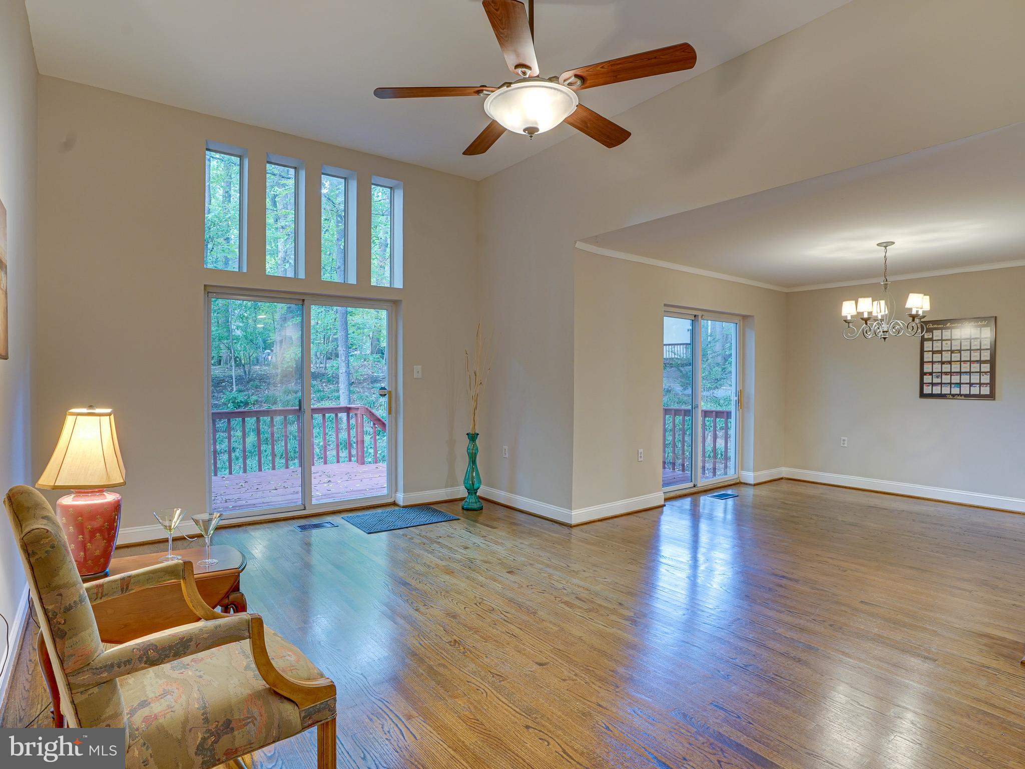1595 Inlet Court Reston, VA 20190 - Photo 5 of 64 Great Room to Dining Rm and Deck