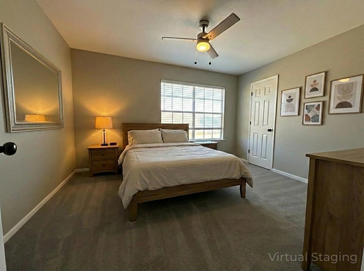 1607 Rio Bravo Loop Leander, TX 78641 - Photo 25 of 31 a spacious bedroom with a bed a window and closet