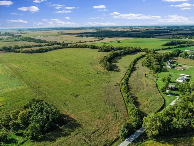 a view of an ocean from a yard