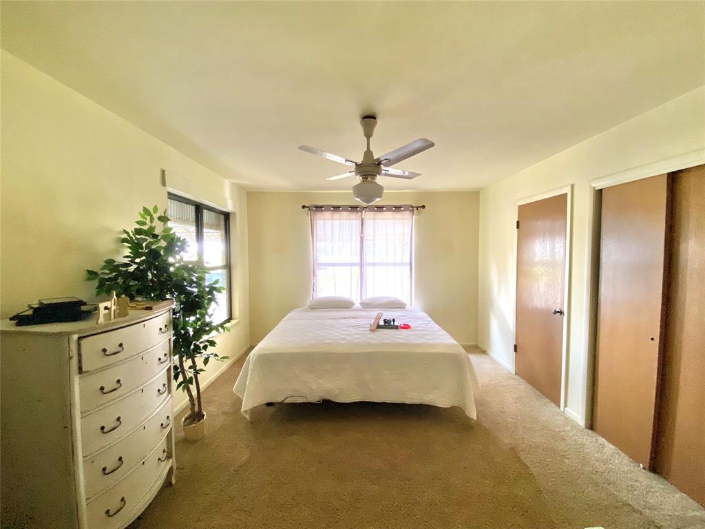1605 Tolar Cemetery Road Tolar, TX 76476 - Photo 22 of 25 a bedroom with a bed and a potted plant