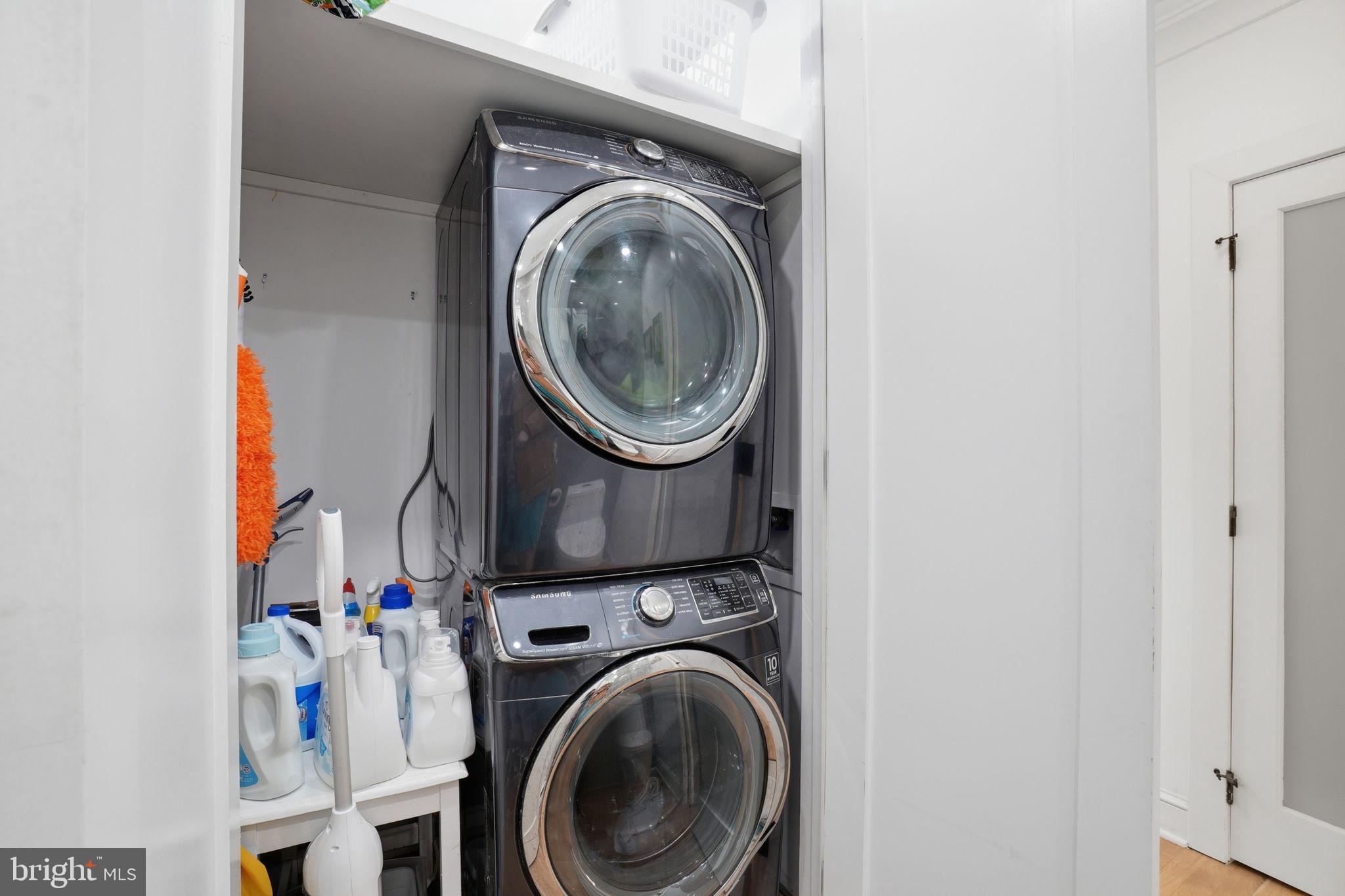 3327 Legation Street Northwest Washington, DC 20015 - Photo 17 of 36 a utility room with dryer and washer