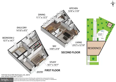 $719,000 | 1434 Oak Street Northwest, Washington, DC 20010