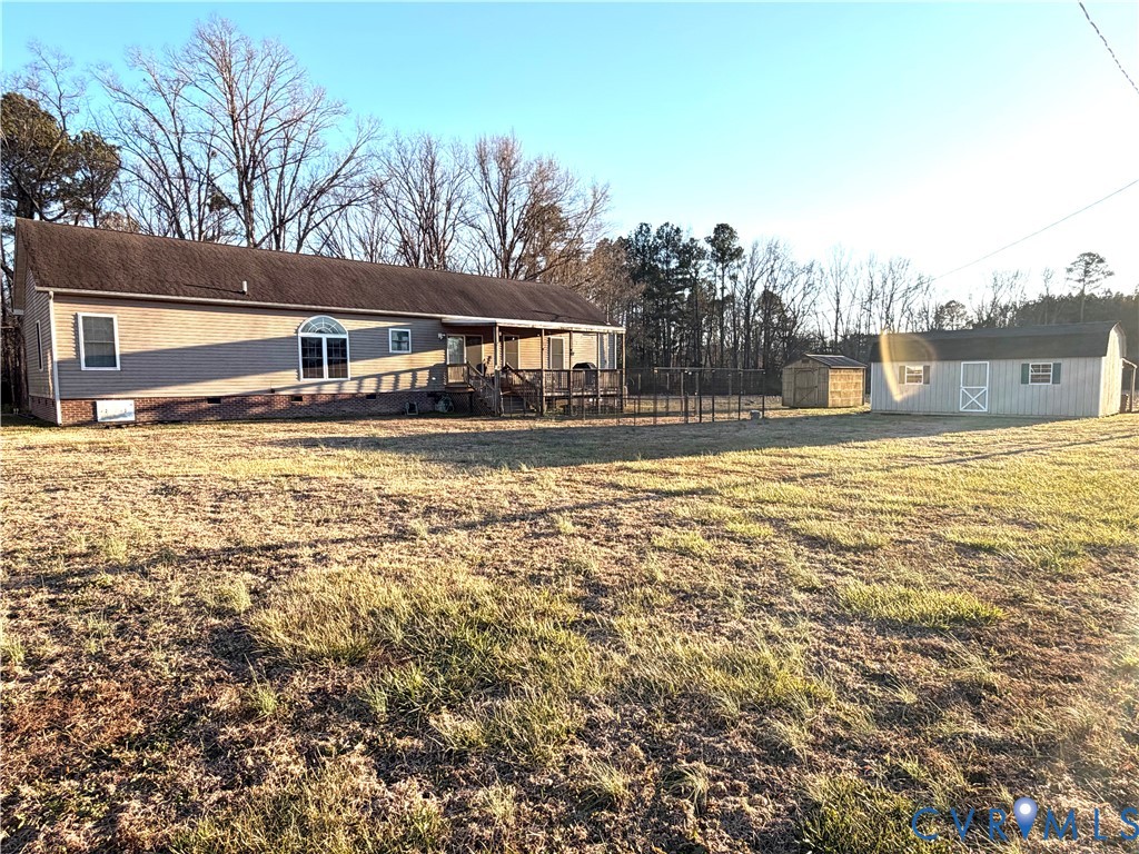 14558 Brick Road Petersburg, VA 23805 - Photo 26 of 27 View of rear of property with an outdoor structure
