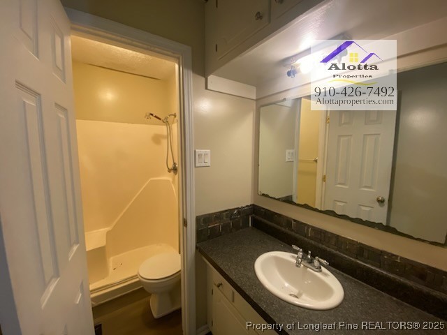 733 Goodyear Drive Spring Lake, NC 28390 - Photo 8 of 13 a bathroom with a sink mirror vanity and toilet