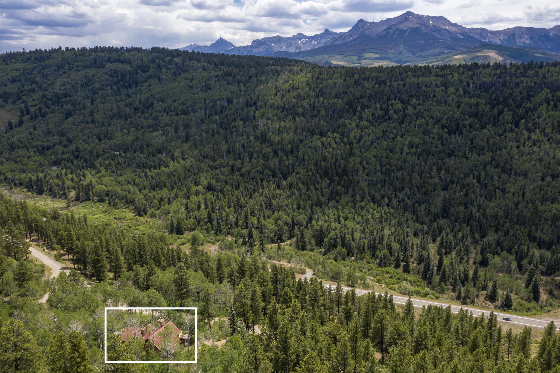 295 Sky Mountain Ranch Road Placerville, CO 81430 - Photo 28 of 29 295 Sky Mountain Ranch Road-028-003-Aeri