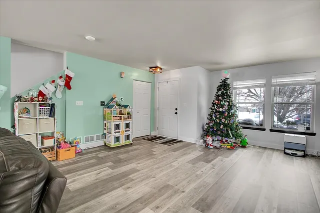 a view of a room with toys and toys