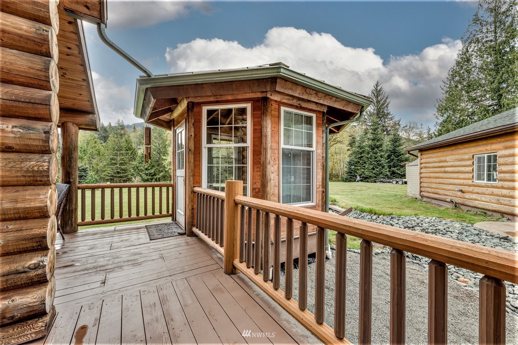 5255 Wickersham Road Acme, WA 98220 - Photo 31 of 40 a porch with seating space
