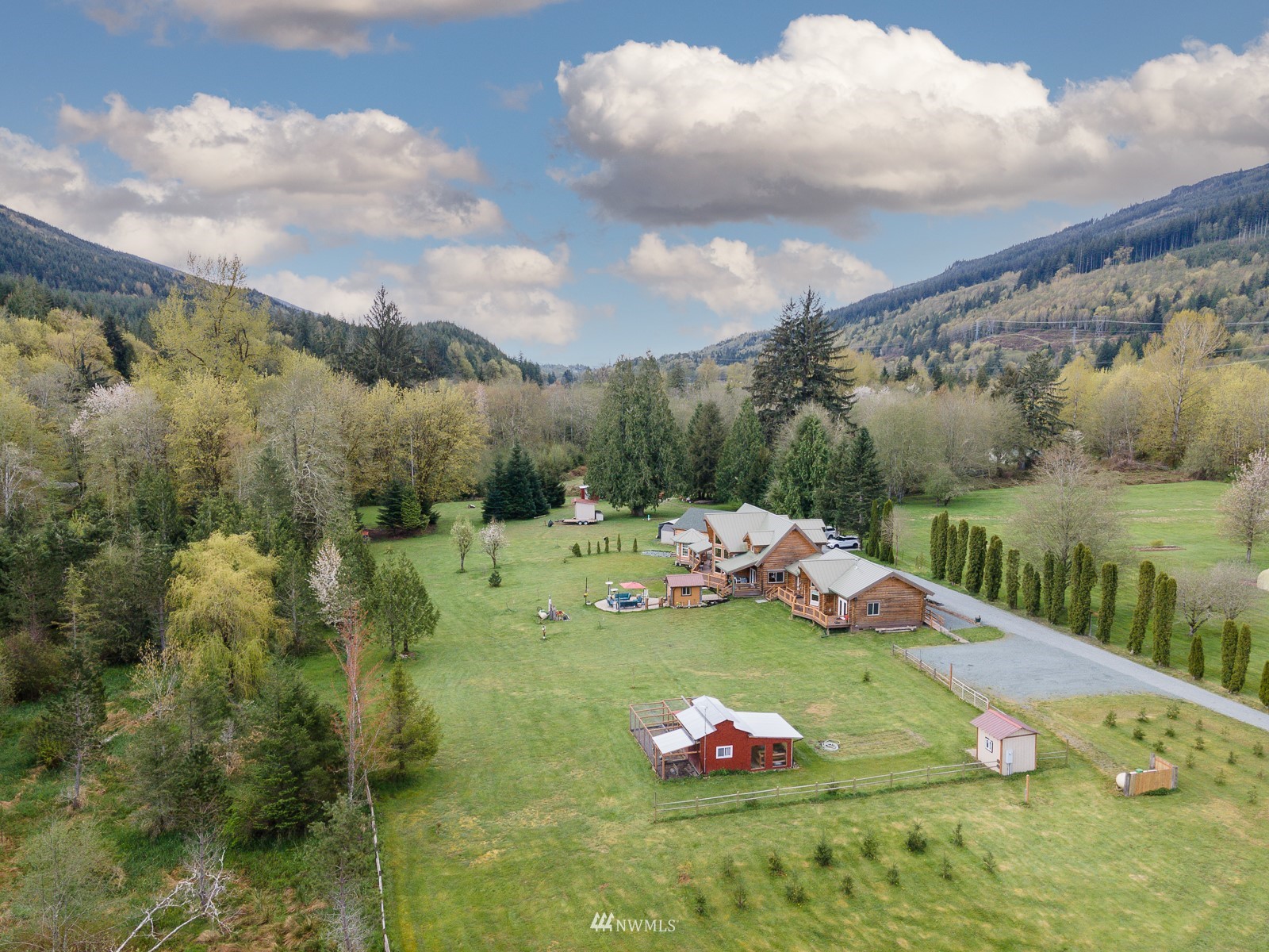5255 Wickersham Road Acme, WA 98220 - Photo 40 of 40 a view of a lake with a yard