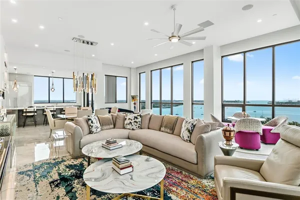 a very nice looking dining room