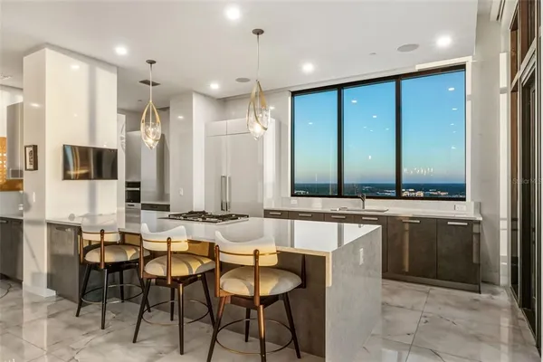 a bathroom with a sink double vanity and a mirror