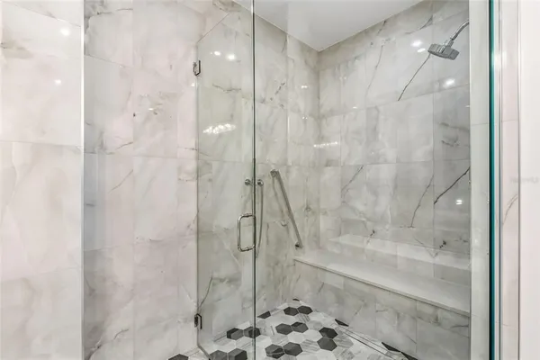 a view of a city and lake