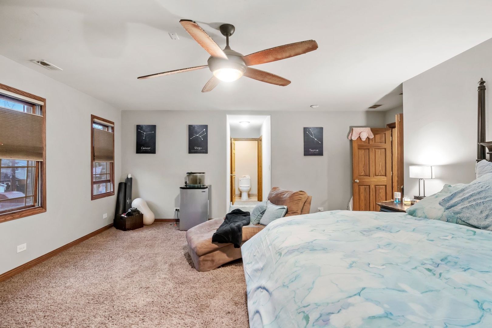 181 Herrick Road Riverside, IL 60546 - Photo 12 of 27 a bedroom with a bed gym equipment and a window