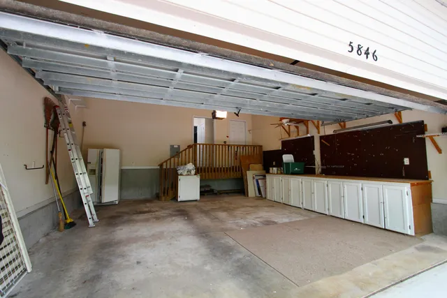 a view of road with trees