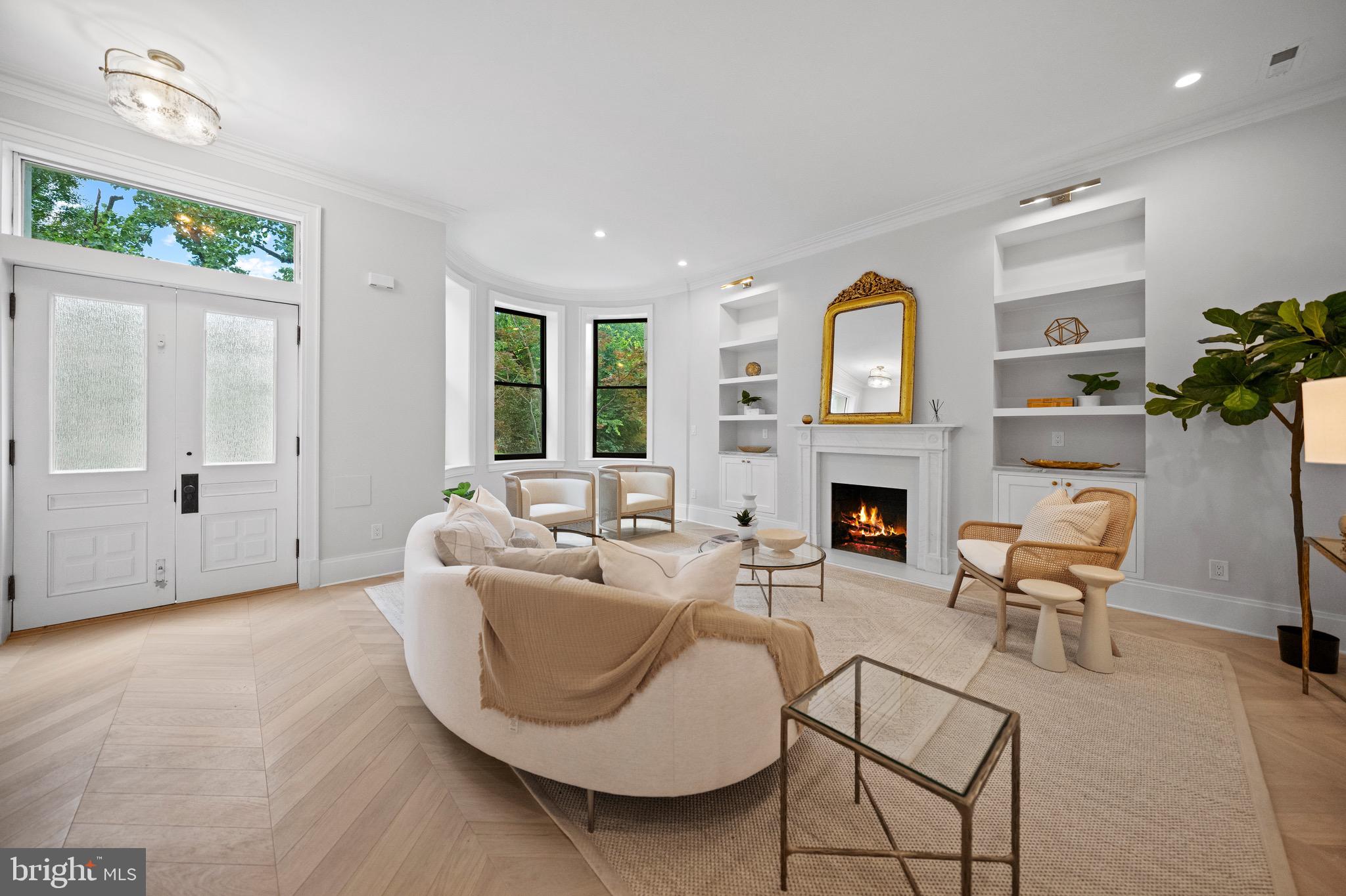 1834 16th Street Northwest Washington, DC 20009 - Photo 3 of 52 Gracious curves, tall ceilings, a flood of light