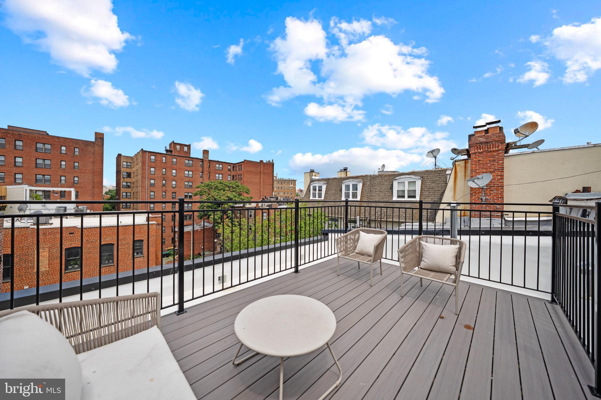 1834 16th Street Northwest Washington, DC 20009 - Photo 39 of 52 A roof deck is the crowning jewel