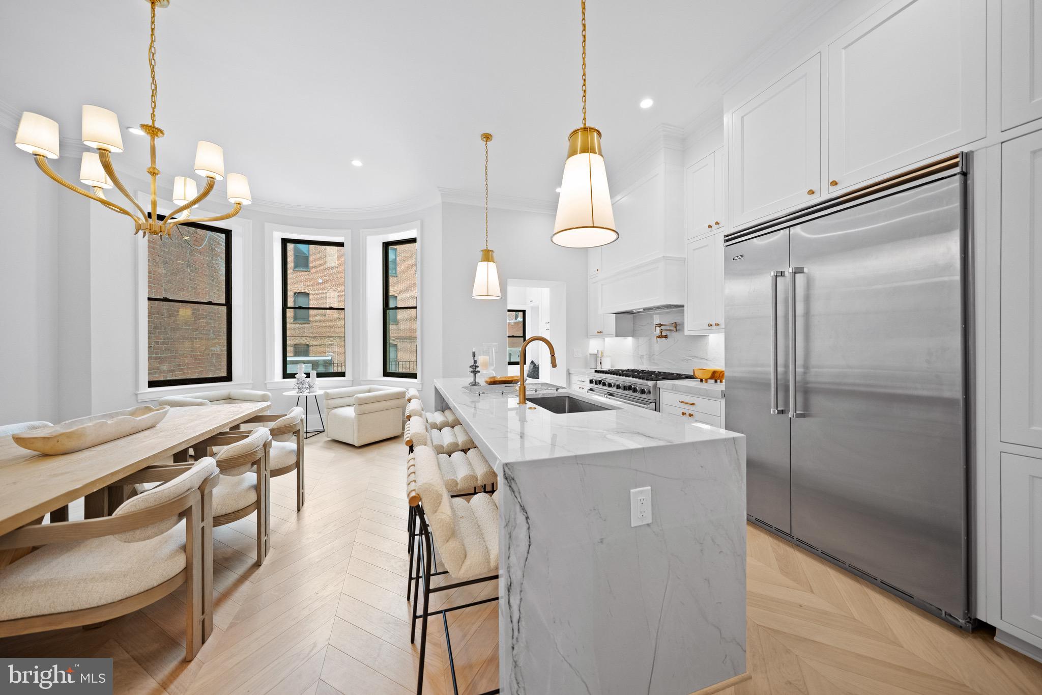 1834 16th Street Northwest Washington, DC 20009 - Photo 5 of 52 The heart of the home, a true chef's kitchen