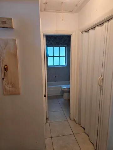 a bathroom with a toilet