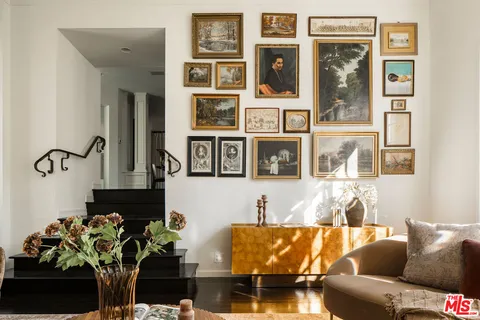 a view of living room with furniture