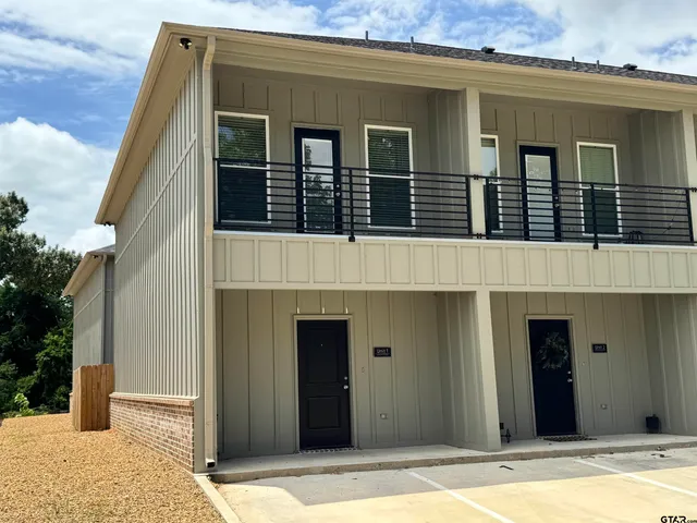 a view of a entryway door front of house