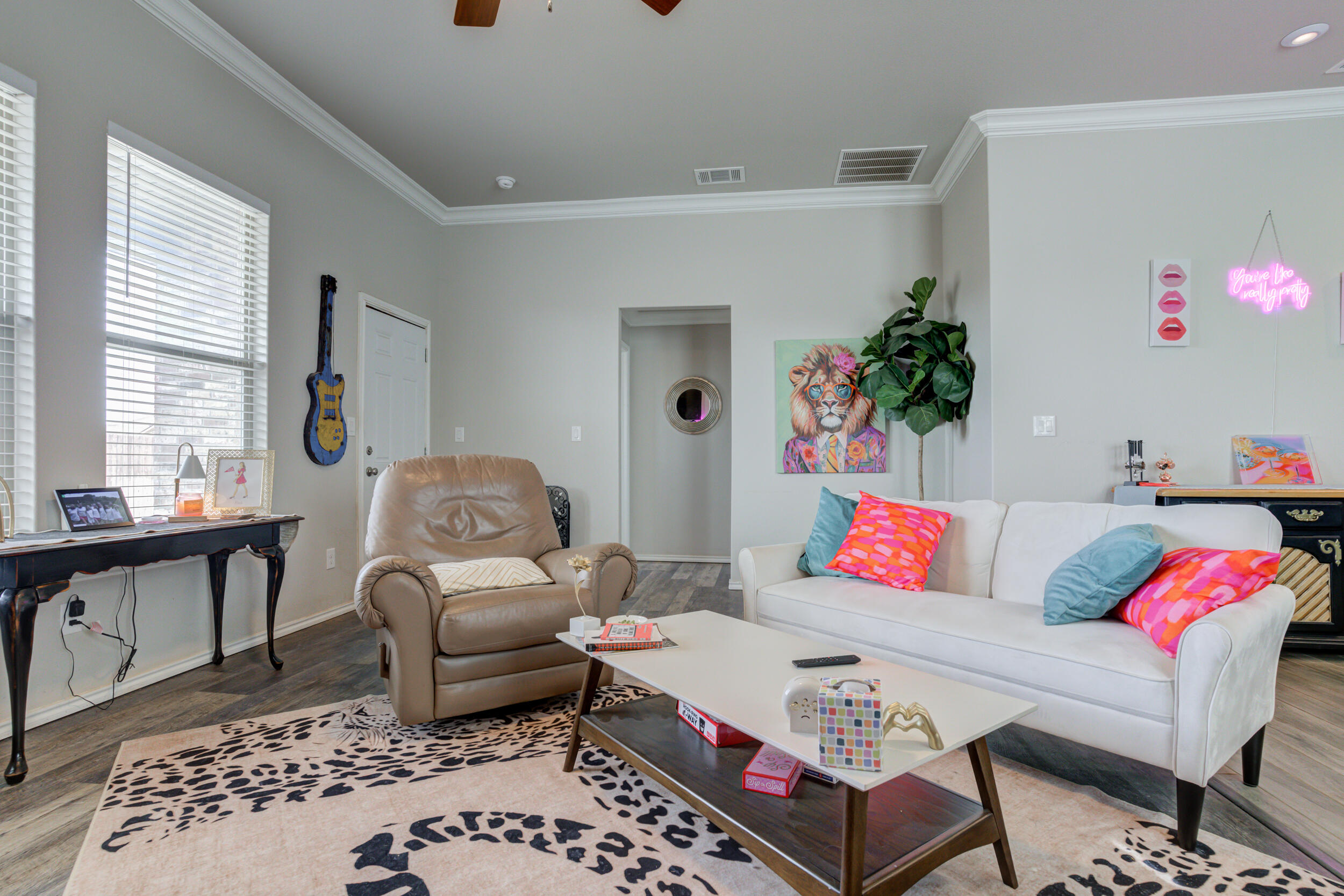 6818 40th Street Lubbock, TX 79407 - Photo 18 of 43 a living room with furniture and a couch